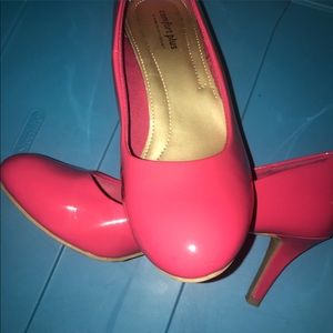 Pink Memory Foam Heels